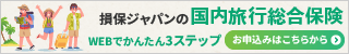 損保ジャパンの国内旅行総合保険WEBでかんたん3ステップお申込みはこちらから